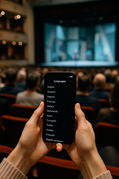 Käännösten ja äänien valinta